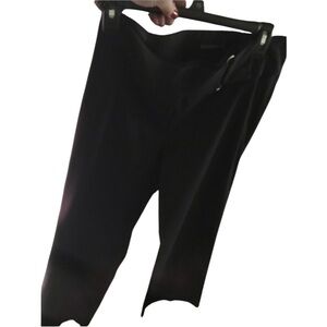 Equestrian Designs size 10 black dress pants w/ self belt , great fitting pants